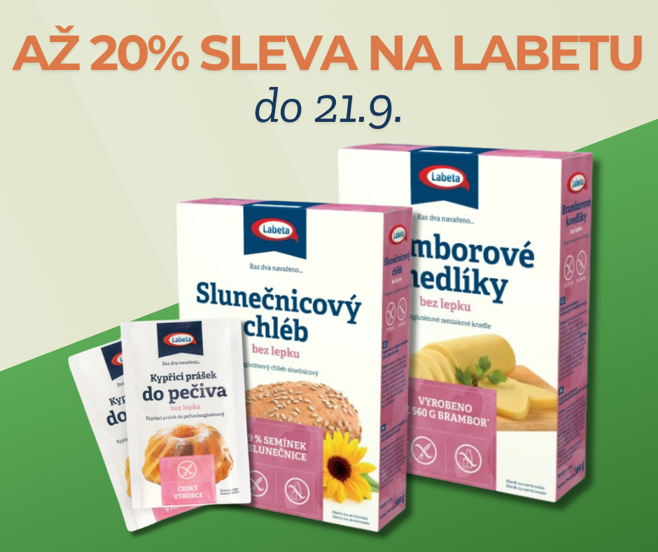 Sleva až 20 % na značku Labetu